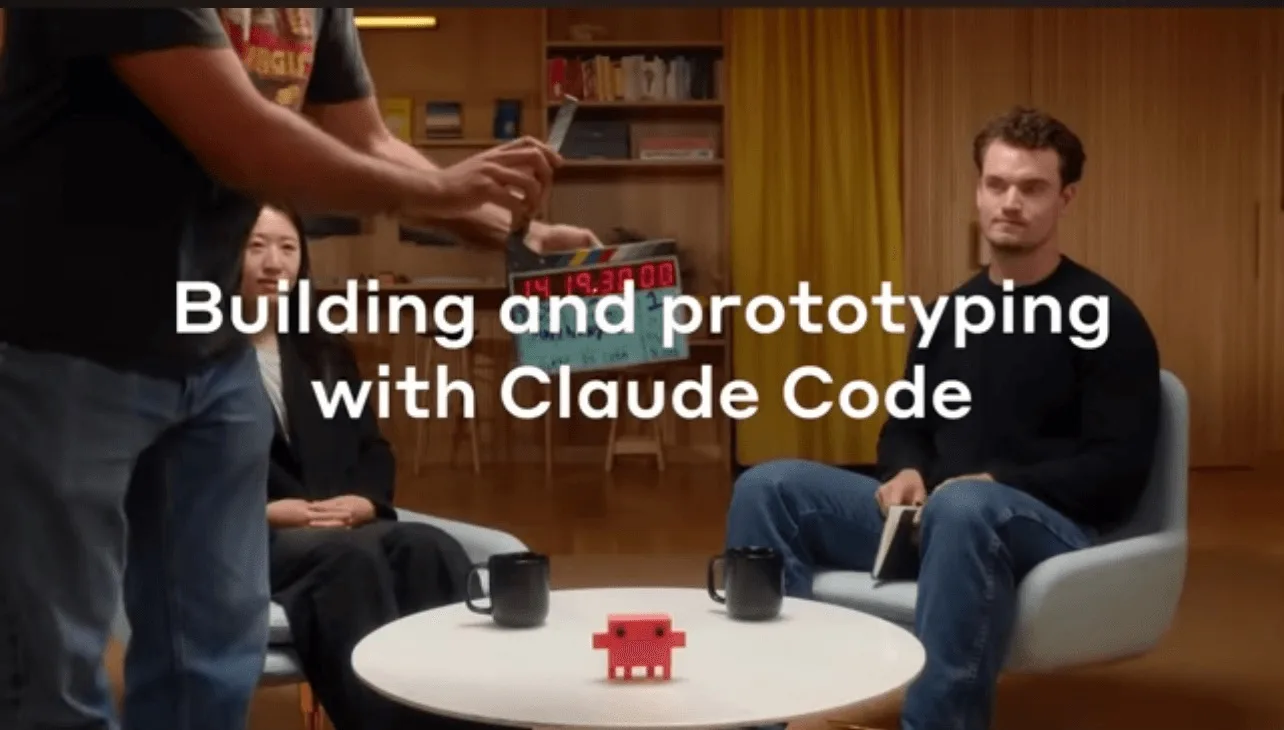 Title card: Building and prototyping with Claude Code